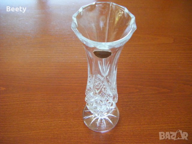 Френска кристална ваза, снимка 5 - Вази - 36930593
