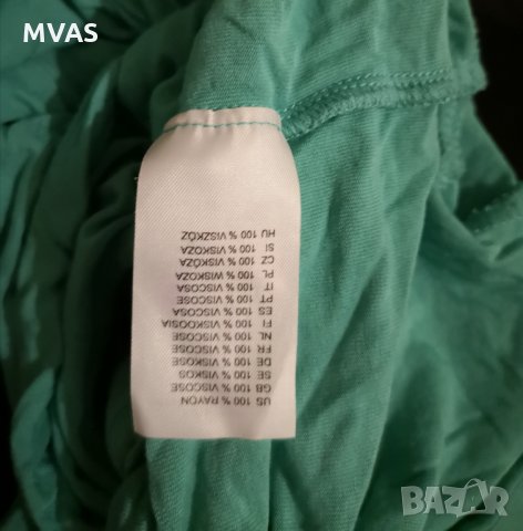 Нов H&M зелен скъсен топ с връзки S размер, снимка 3 - Корсети, бюстиета, топове - 32401066