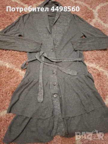 Дамска Жилетка с колан, снимка 6 - Жилетки - 51157971