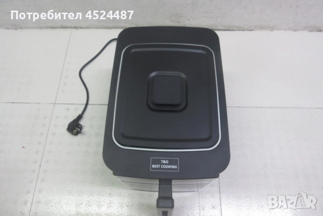 Air Fryer 32852A Две в 1/ 4.3L + top grill - 1500W (NEW)., снимка 2 - Фритюрници - 52685229