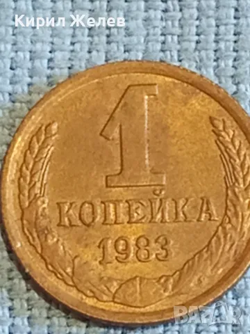 Стара монета 1 копейка 1983г. СССР рядка за КОЛЕКЦИЯ ДЕКОРАЦИЯ 41087, снимка 4 - Нумизматика и бонистика - 48022309
