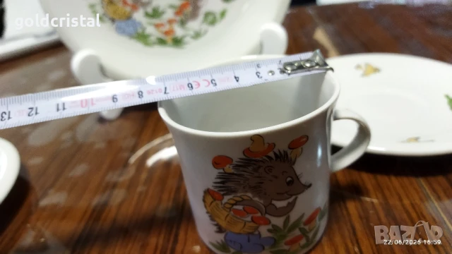 Стар български порцелан детски комплект , снимка 8 - Антикварни и старинни предмети - 32977025