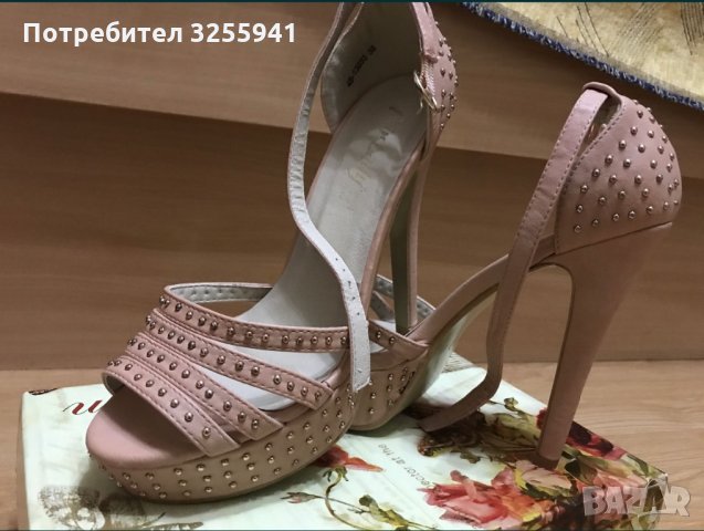 Дамски обувки на висок ток, сандали, снимка 4 - Дамски обувки на ток - 35277371