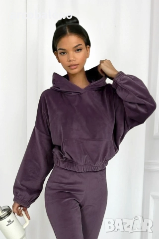 Дамски комплект от две части от кадифе Willow, 3цвята , снимка 14 - Комплекти - 52232530