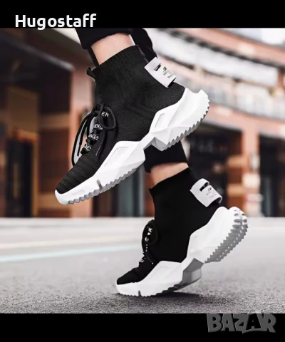 Нови Черни Маратонки Кецове номер 46, снимка 5 - Маратонки - 51378874