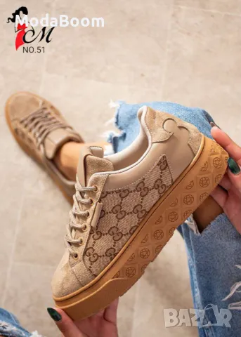 Gucci дамски маратонки Два цвята , снимка 4 - Маратонки - 48317789