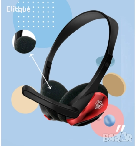 Геймърски слушалки с кабел и вграден микрофон AKZ GM-006 - EP44