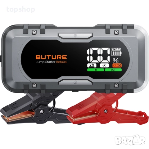 Чисто нов Buture beta04 Jump Starter джъмп стартер 6000A на 27000 mah капацитет, бустер, стартер , снимка 8 - Аксесоари и консумативи - 52710191