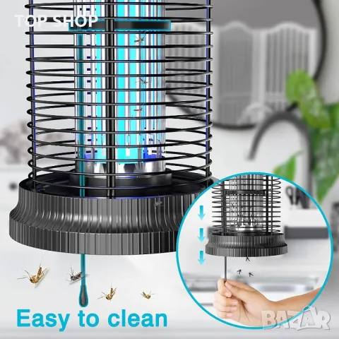 Нова Лампа за убиване на комари електрически убиец срещу насекоми, снимка 5 - Други стоки за дома - 49427431