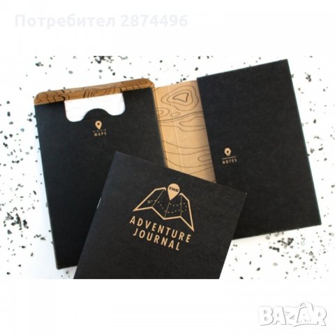 Черен Дневник на пътешественика със скреч картИ, снимка 3 - Други стоки за дома - 34640199