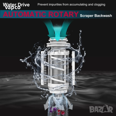 Самопочистващ филтър за водопровод ALTHY AUTO1, снимка 4 - ВИК - 51463131