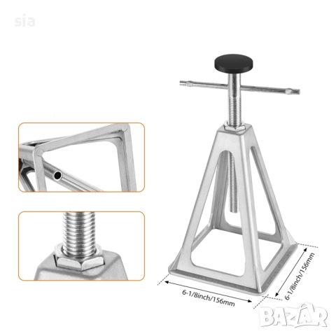 Стабилизатори за каравана / кемпер, RV стабилизиращи крикове, Регулируеми подпори, 4бр, снимка 4 - Аксесоари и консумативи - 49858628