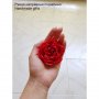 Ръчно направена роза , снимка 1 - Ръчно изработени сувенири - 26554510
