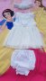 Бебешка рокля 0-3 месеца за изписване или погача, снимка 10