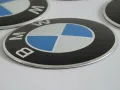 56мм БМВ алуминиеви стикери синьо бели, снимка 4