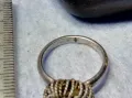 СТАРИНЕН ФИЛИГРАНЕН СРЕБЪРЕН ПРЪСТЕН СРЕБРО ВИСОКА ПРОБА РЪЧНА ИЗРАБОТКА 47960, снимка 8