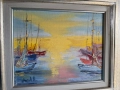Маслена картина Слънчевият пристан, Анелия Тодорова, снимка 2