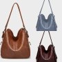 Елегантна дамска кожена чанта-раница 2 в 1, 3цвята - 024, снимка 1 - Чанти - 42008575