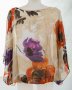 Ефирна лятна цветна дамска блуза марка RVL от L до 2XL, снимка 3