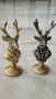 Бюстове елени– джентълмени:)– 14см, снимка 2
