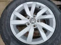 Лети джанти 16ки 5х112 VW + зимни гуми 215/60/16 Pirelli, снимка 5
