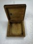 Дървена кутия 9 х 9 h 3.5 см. , снимка 2