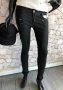 Дамски черен панталон КОД 26, снимка 1 - Панталони - 22960163