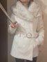 бяло дамско палто, снимка 3