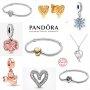 Сребърни талисмани и висулки за гривни Пандора/ Pandora, снимка 1