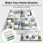 Миниатюрен Wi-Fi превключвател eWeLink.  220V, 16A.  Българско ръководство, снимка 11