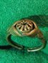 ВЪЗРОЖДЕНСКИ БРОНЗОВ ПРЪСТЕН с ВГРАДЕН СКЪПОЦЕНЕН КАМЪК ЮВЕЛИРНА РЪЧНА МАЙСТОРСКА ИЗРАБОТКА 15131, снимка 11