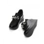 Дамски спортни обувки в черен цвят код24, снимка 3