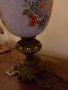 ретро бронзова настолна лампа , снимка 8