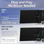 Нов 14 инча IPS FHD 1080P HDMI/USB-A/Type-C Лаптоп Монитор Екстендер, снимка 6