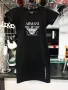Under Armour👗Guess👗Puma👗Adidas👗Emporio Armani Дамска Черна Рокля С Къс Ръкав Код D2406, снимка 2