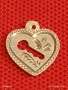 Сребърен медальон във формата на сърце ❤️ с апликация на ключ романтичен подарък 52648, снимка 7