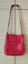 Червена чанта от естествена кожа , снимка 4