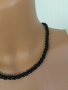 Колие за Висулка Декоративно Мъниста Гердан Черен цвят Бижу, снимка 12