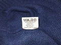 РЕЗЕРВИРАН! Gran Sasso Blue Wool Cashmere 1/4 Zip Sweater 54 (XL) мъжки пуловер от мерино и кашмир, снимка 8