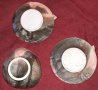 Керамичен комплект: кана, чинийка и два пепелника, снимка 8