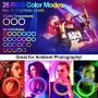 LED Риг Лампа с 3 режима и 45 RGB Цвята, снимка 3