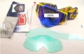 100% очила за крос мото вело очила 100 процента нови за каска, снимка 8