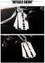 Колие бръснарско ножче  от неръждаема стомана бръснач медальон мъжки бижута стомана огърлици висулки, снимка 14