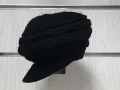 Нова зимна дамска шапка с козирка Ангора в черен цвят, снимка 10
