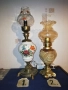 Стари порцеланови и мраморни настолни лампи. , снимка 3