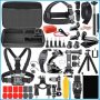Комплект аксесоари с чанта TECHNOSECTOR 50 в 1 за екшън камери, снимка 1 - Чанти, стативи, аксесоари - 28102068