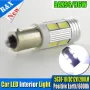 2 броя Нови габарити с лупи BAX9S с 10 LED диода крушка H6W-DC 12 V габаритни крушки фарове дневни, снимка 14