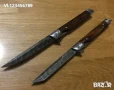 Сгъваем нож M390 - 78х194 (5) - острие ” танто+дамаск”, снимка 1