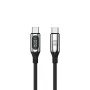 LCD кабел USB-C – USB-C, 100W, 1.0 м, черен – Forever, снимка 1
