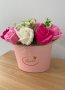 Ръчно декорирани сапунени рози в кутии за 8 март-Свети Валентин-подарък цветя